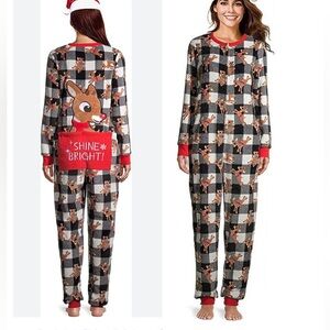 Rudolph Shine Bright Christmas jumpsuit